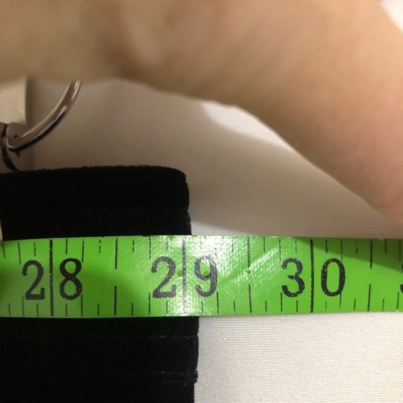 Womens Black Velvet Pants. Size 8. Waist 29”. Breast Cancer Fundraiser - Picture 6 of 10